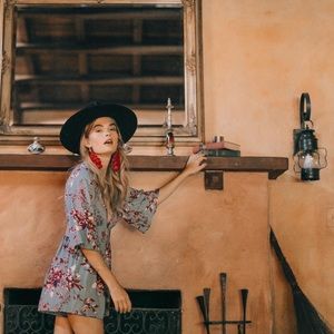 Yireh Nora Playsuit in Prim Tosca